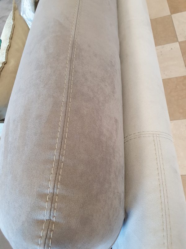 Divano in velluto Antara plus idrorepellente - grigio scuro - immagine 2