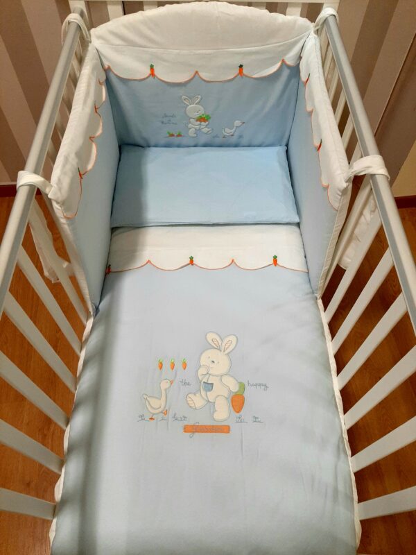 Set piumone e paracolpi Somma per lettino – mod. Carotina - immagine 3