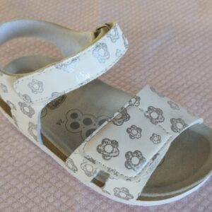 Sandalo Fiore Chicco colore bianco